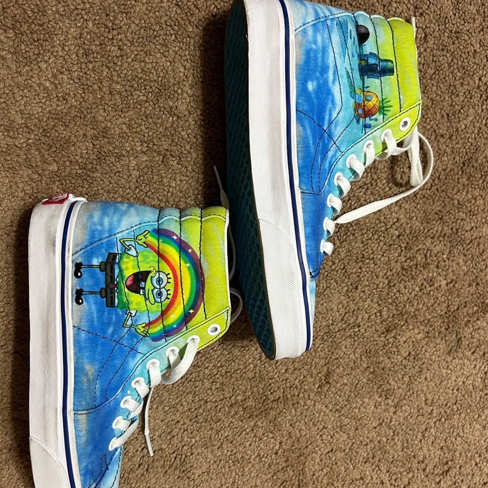SpongeBob Vans, Size 7.5